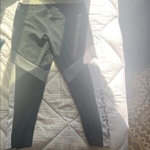 adidas Women's Black and Gray Training Leggings